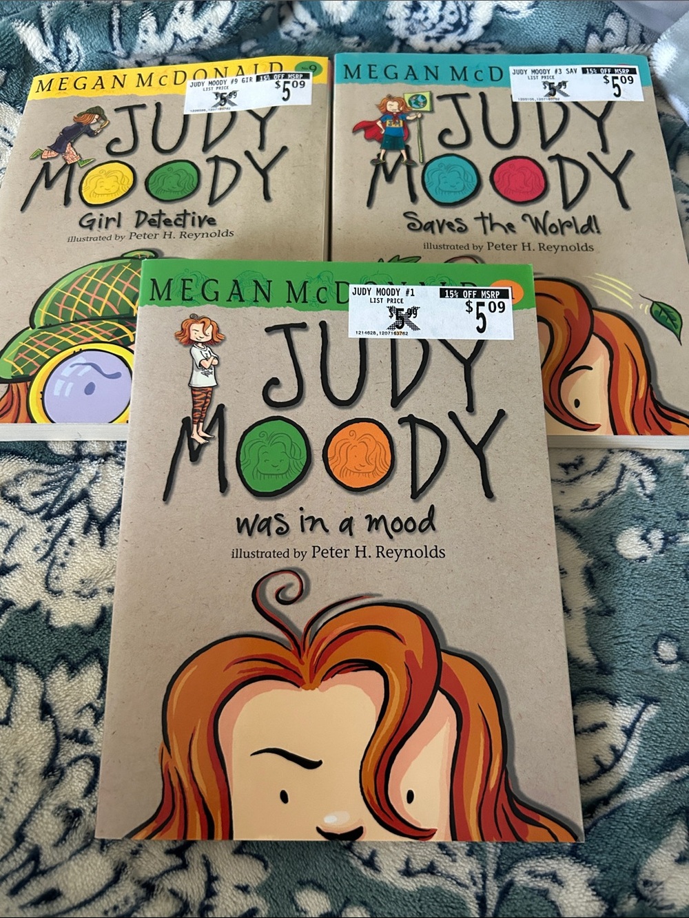 3 Judy Moody Kids Book - Orange & Green Cover